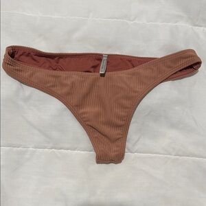 Gooseberry mauve Ribbed thong Bikini Bottom